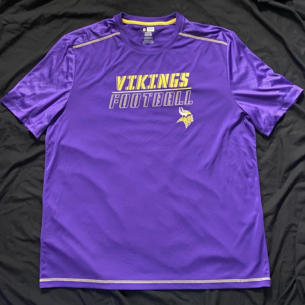 NFL Minnesota Vikings Football Performance Warm Up T-Shirt